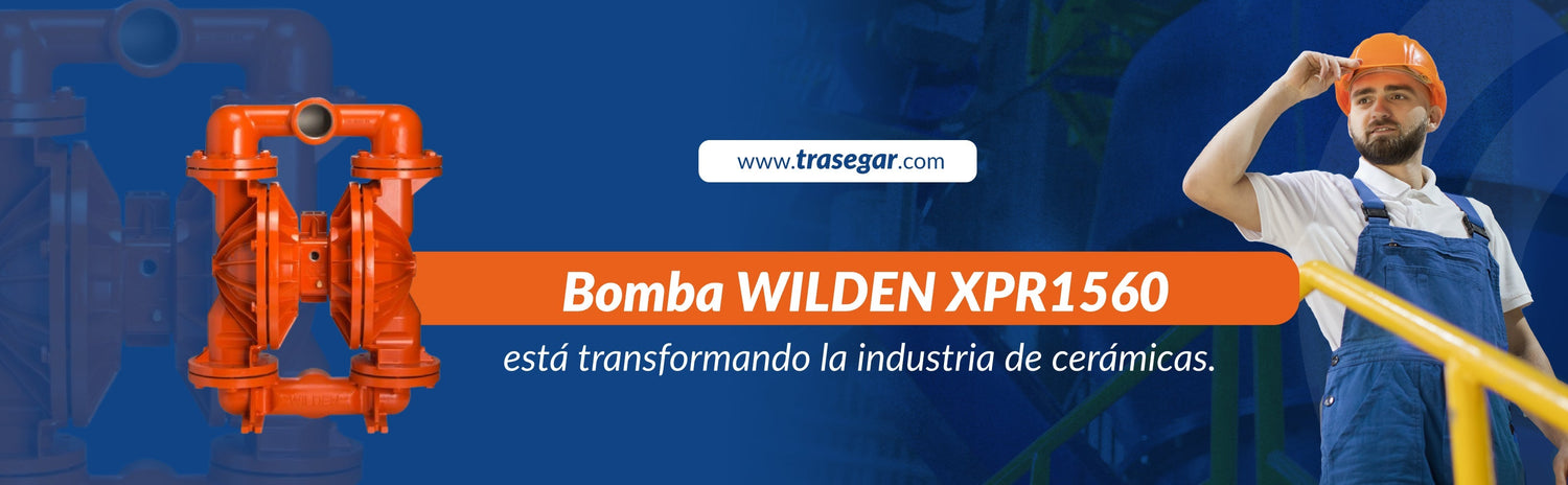 Bomba Wilden XPR1560 está transformando la industria de cerámicas.