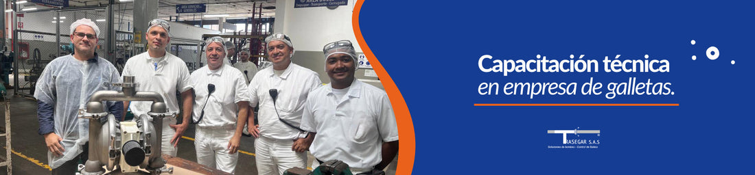 Capacitación técnica en empresa de galletas
